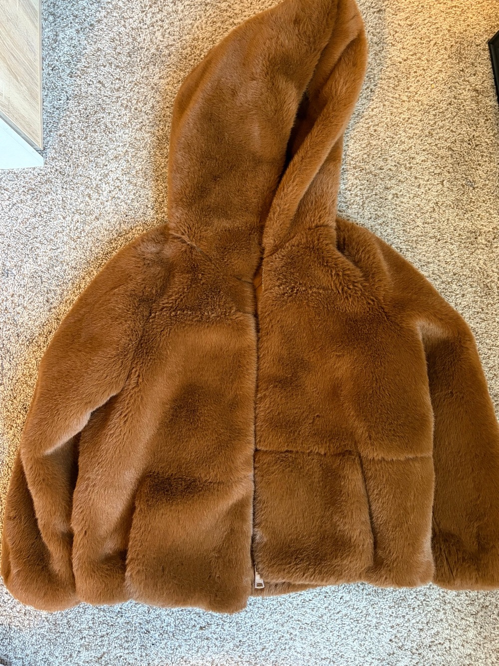 Zara TRF faux fur jacket